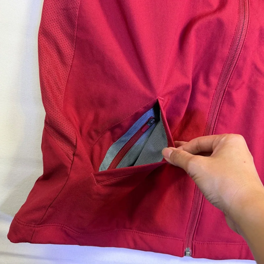 Oklahoma Sooners Nike Dri-FIT Full Zip Jacket Crimson Red Women's Small Logo